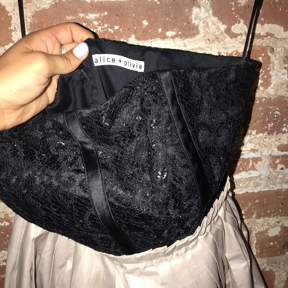 Alice & Olivia Strapless Dress